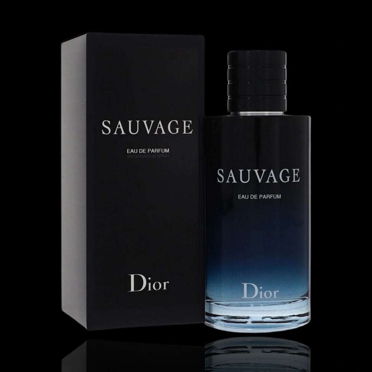 Dior Sauvage Eau de Parfum bottle beside its box, used to illustrate a perfume buying guide
