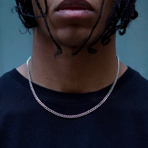 Classic Necklace worn on model | Steelixe