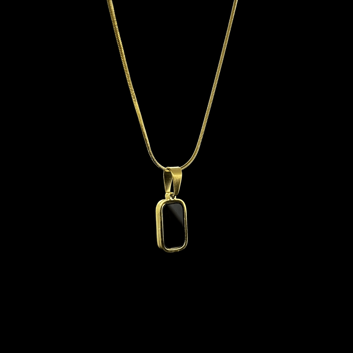 Onyx Elite Necklace | Men's Steel Pendant - Steelixe