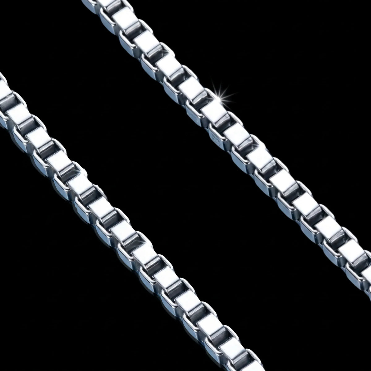 The Wayfinder Set — Box Chain link detail | Steelixe