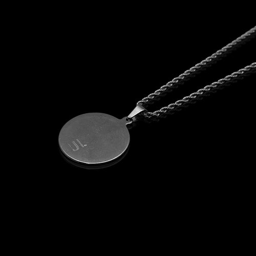 Compass Necklace back view — 316L stainless steel jewelry | Steelixe