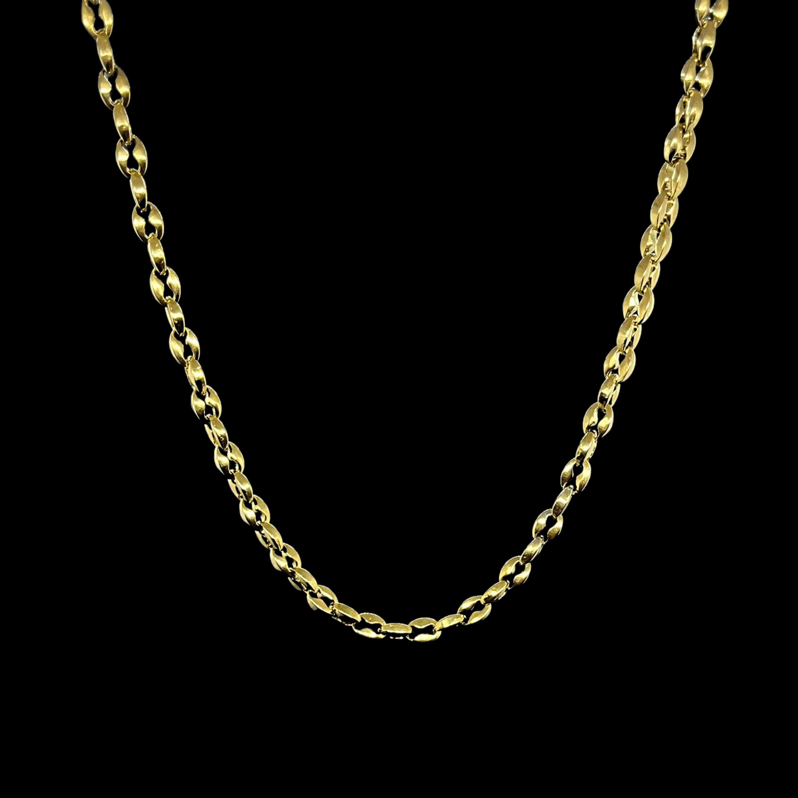 Gold Tone Chain necklace — main product photo | Steelixe