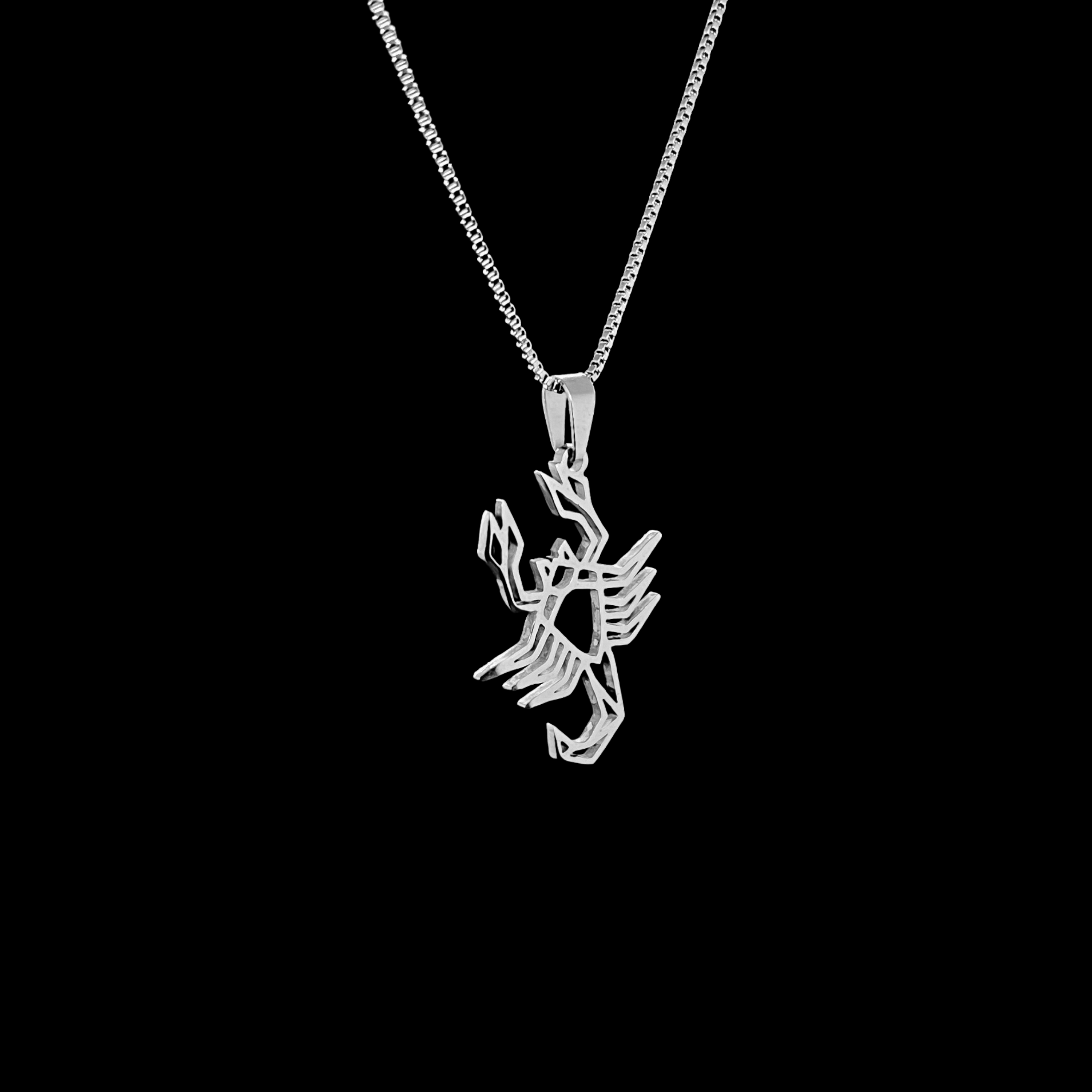 Scorpion Necklace pendant — main product photo | Steelixe