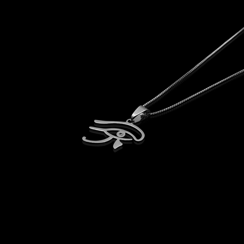 Eye of Horus Necklace for Men - stainless steel pendant