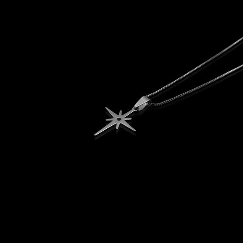 North Star Necklace for Men - star pendant