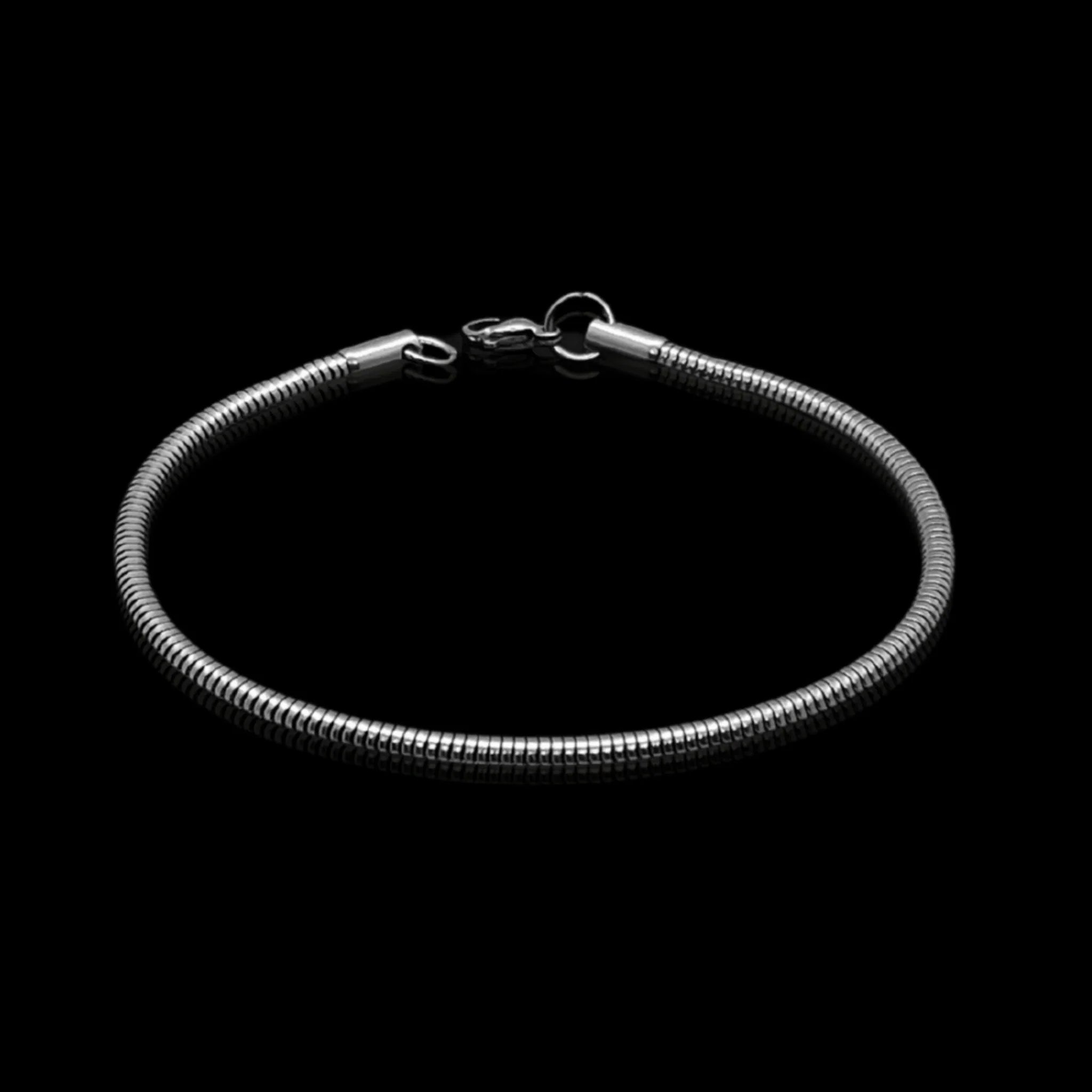 Snake Bone Bracelet for Men - alternate angle
