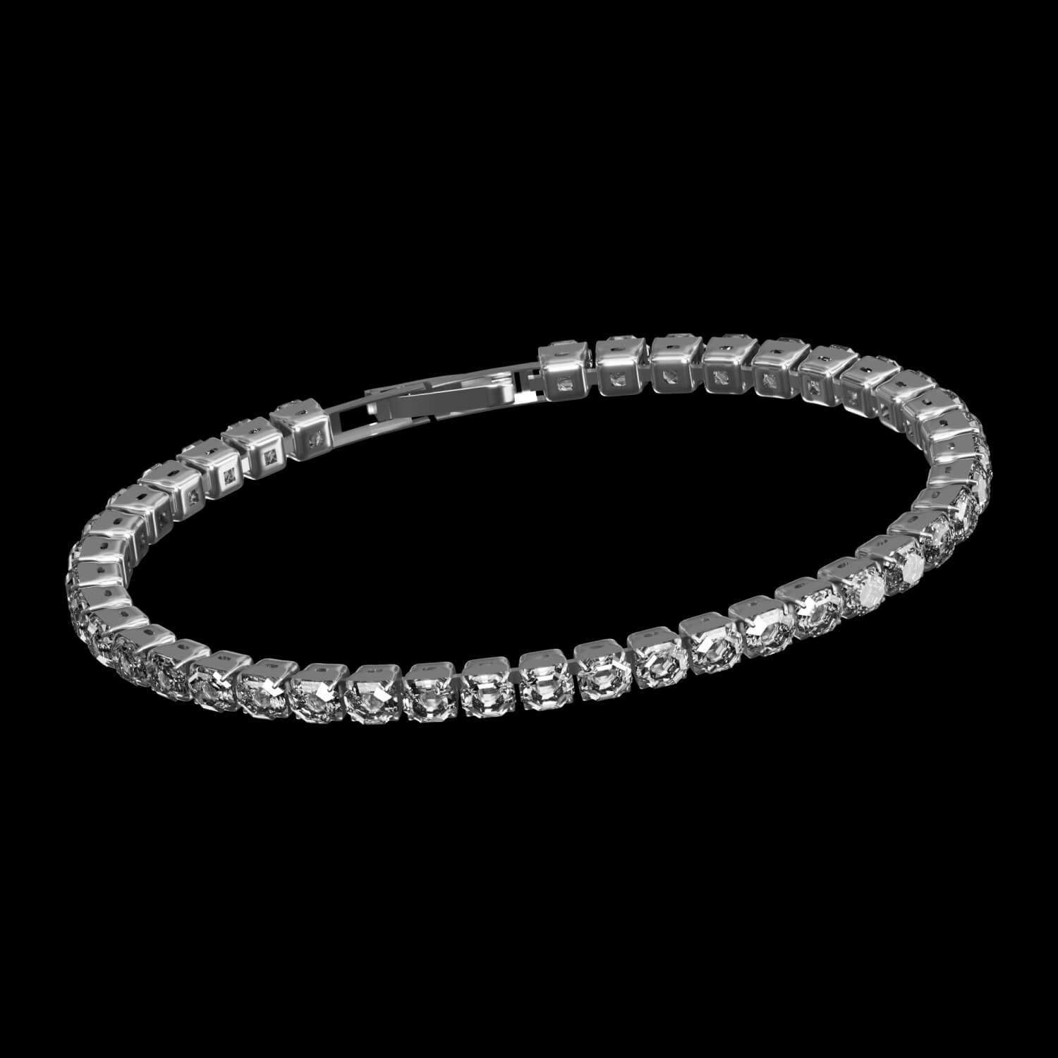 Tennis Bracelet in gold — main product photo | Steelixe