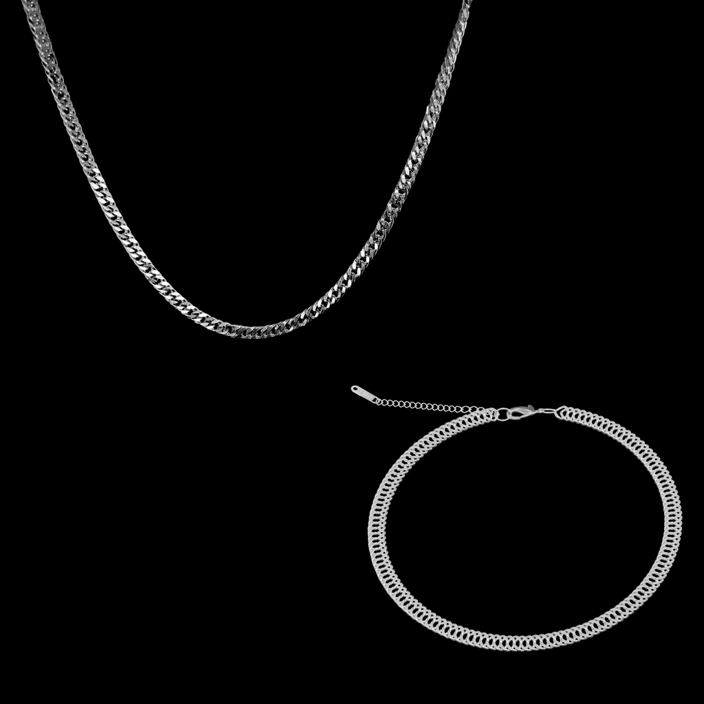 The Basic Set — choker and bracelet duo | Steelixe