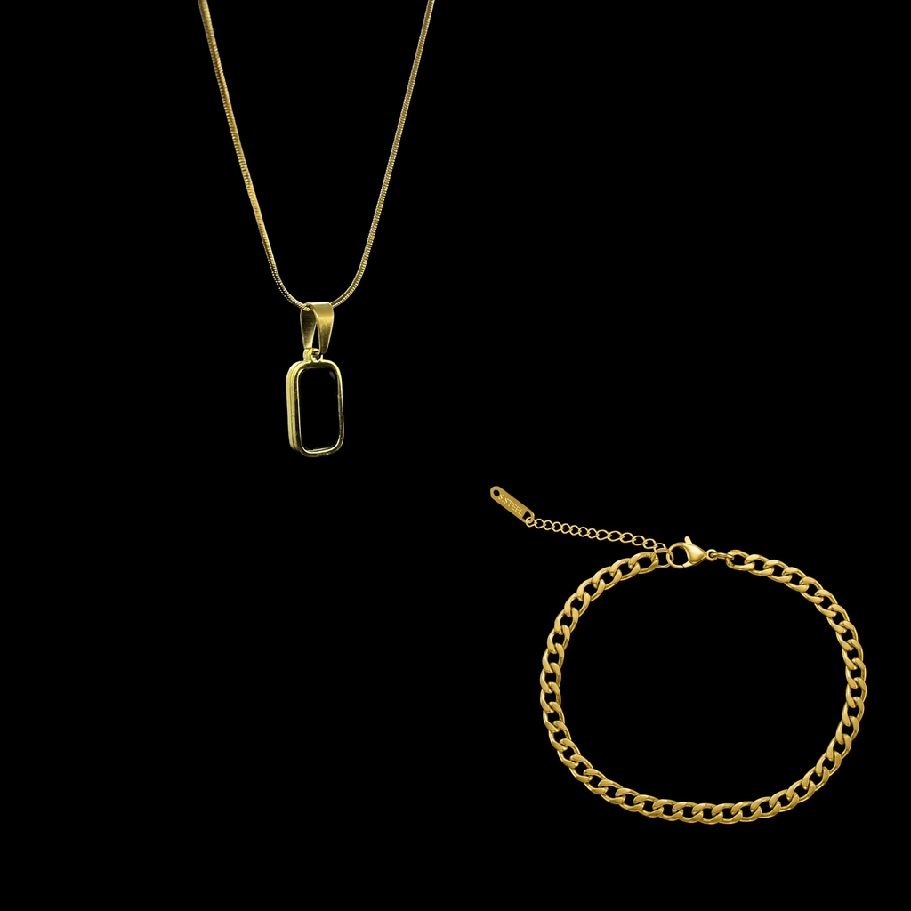 The Regal Set — necklace and bracelet duo | Steelixe
