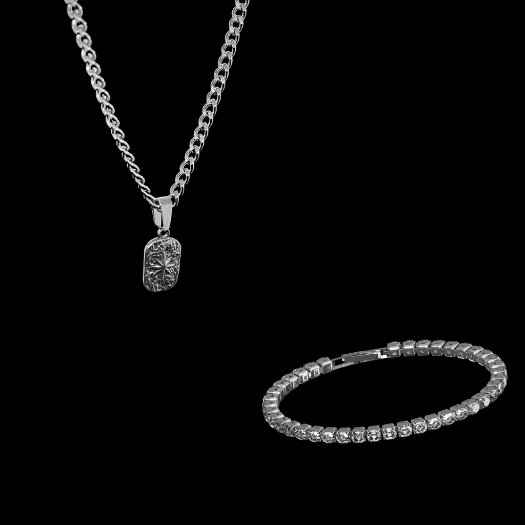 The Vision Set — necklace and bracelet duo | Steelixe
