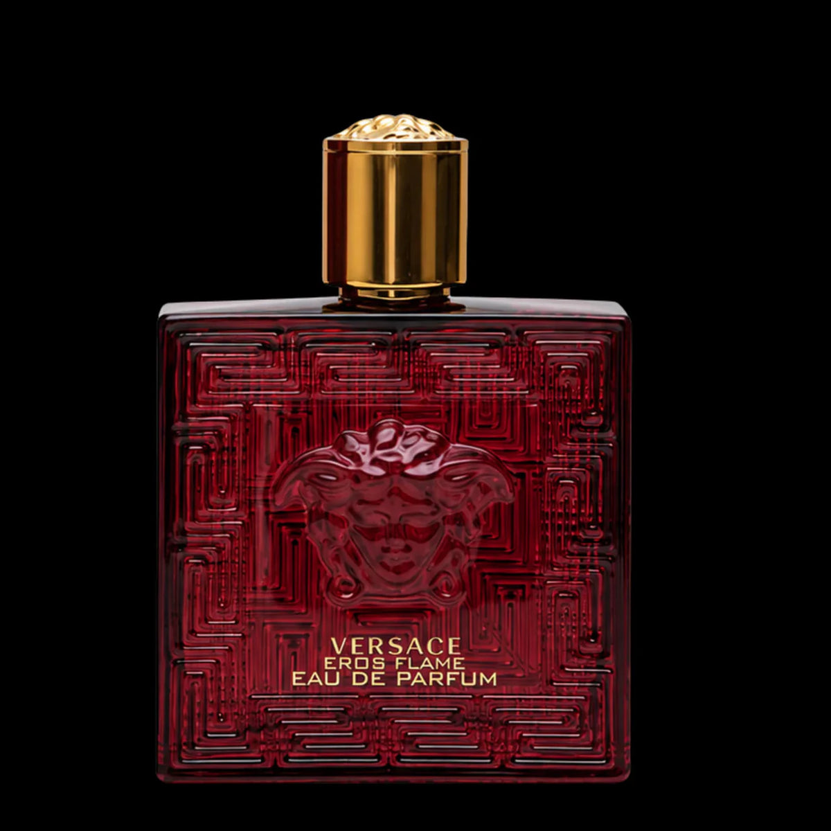 Versace Eros Flame Eau de Parfum 100 ml bottle shown without its box
